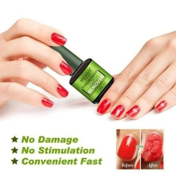 Nail Polish Remover Gel | Fast-Acting & Gentle Water-Based | Set of 2