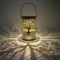 Lantern | Solar-Powered Wooden Shadow-Projecting & Weather-Resistant
