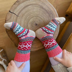Winter Socks | Warm Wool Blend & Scandinavian Pattern | Unisex