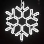 Outdoor Snowflake Lights | IP65 Waterproof LED & Warm Glow | 30 cm Diameter