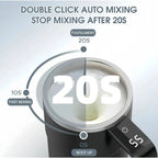 Self-Stirring Travel Mug | Magnetic Mixer & Digital Temperature Display | 13 Oz