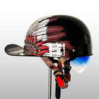 Motorcycle Helmet | Baseball Cap Style & Lightweight | DOT & ECE Certified