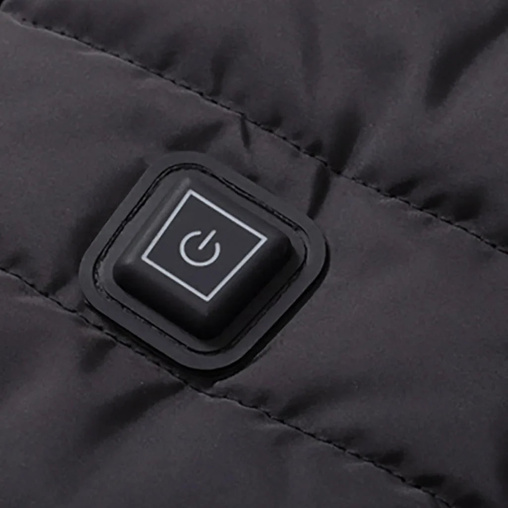 Heated Vest | 9-Zone Heating & Dual Controls | USB Power Bank Compatible