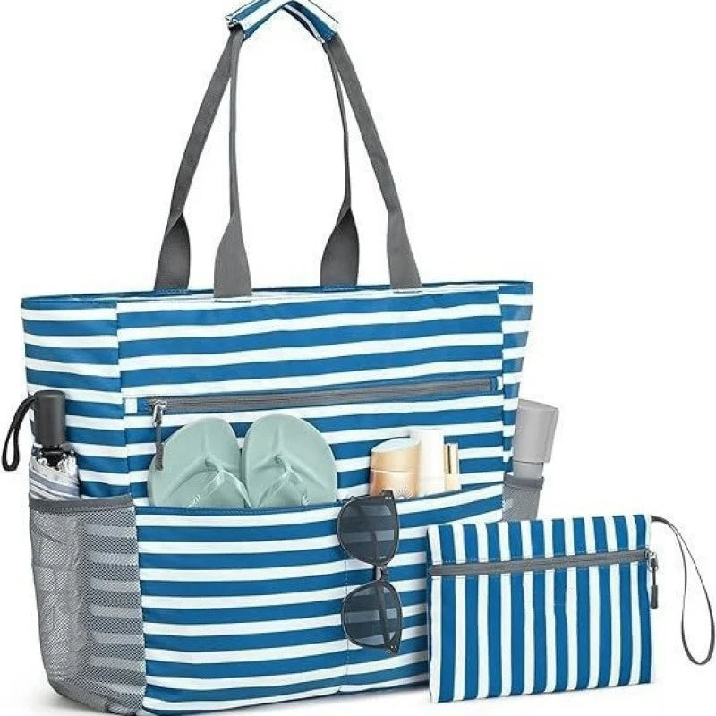 Beach Bag | Waterproof & Foldable | 13 Pockets