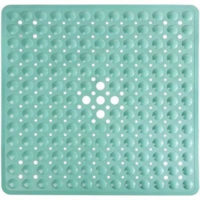 Shower Mat | Textured Non-Slip & Drainage Holes | 53 cm Square