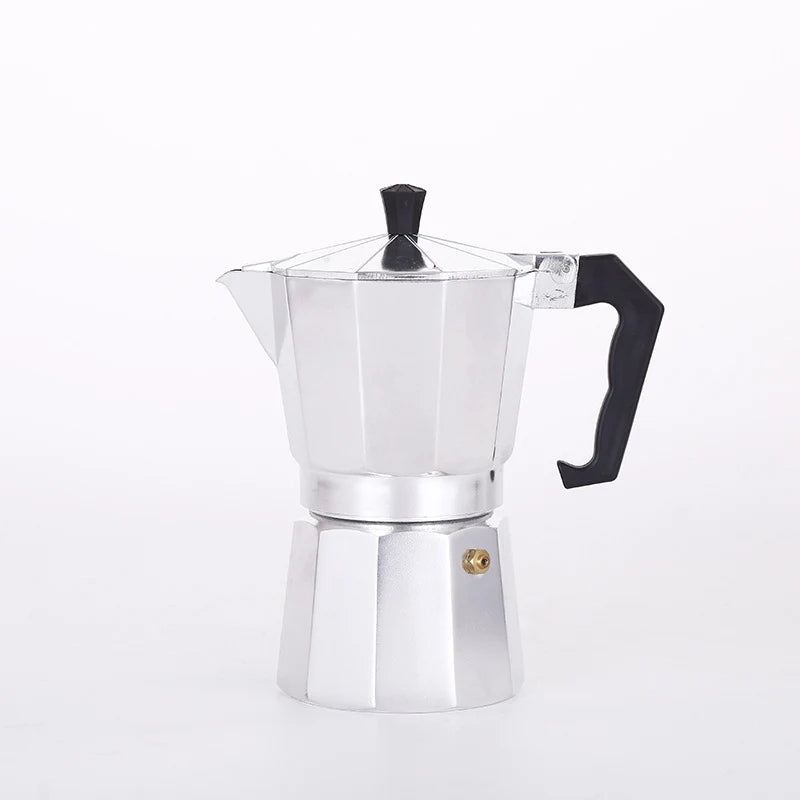 Moka Pot | Stainless Steel Induction Compatible | 1–12 Cups