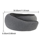 Travel Neck Pillow | U-Shaped Memory Foam & Adjustable Fit