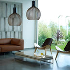 Pendant Lamp | Scandinavian Wood & Metal | 3 Sizes