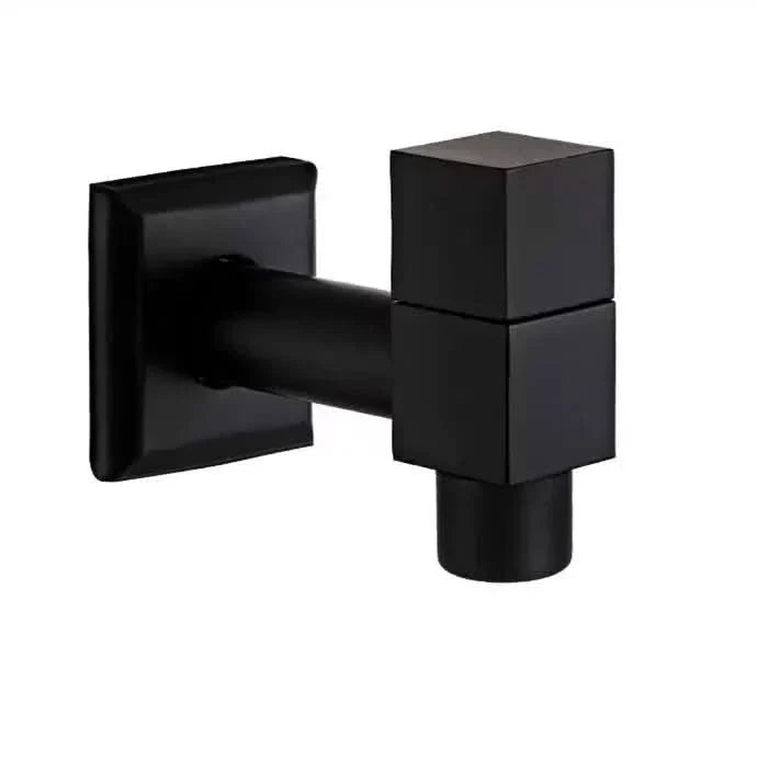 Wall-Mounted Faucet | Solid Brass Matte Black | Space-Saving