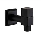 Wall-Mounted Faucet | Solid Brass Matte Black | Space-Saving