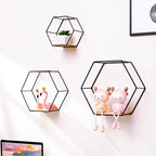 Wall Shelf | Hexagonal Geometric & Easy To Mount