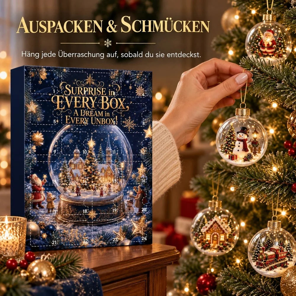Christmas Bauble Advent Calendar | 24-Day Countdown | 24 Baubles