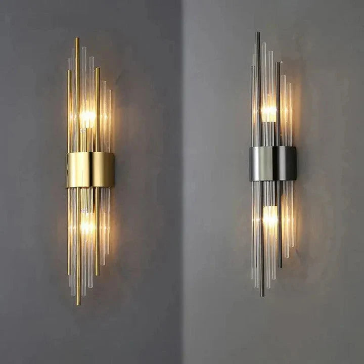 Wall Light | Crystal Accents & Tunable LED | 35 cm