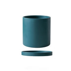 Plant Pot | Matte Glazed Ceramic, Matching Saucer & Drainage Hole