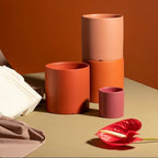 Plant Pot | Matte Glazed Ceramic, Matching Saucer & Drainage Hole