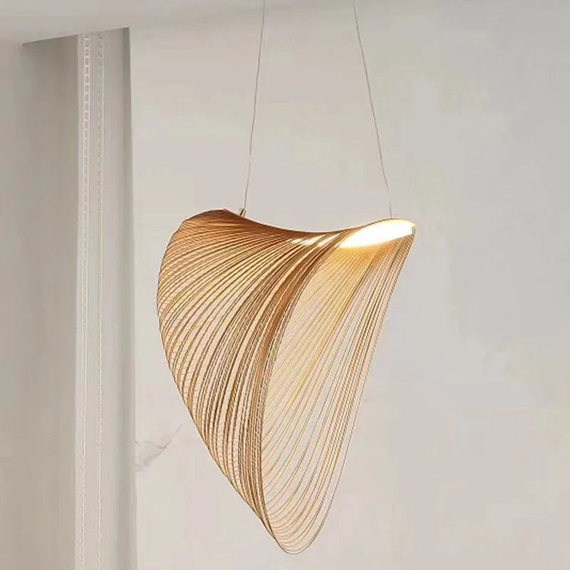 Pendant Light | Genuine Birch Wood & LED-Compatible