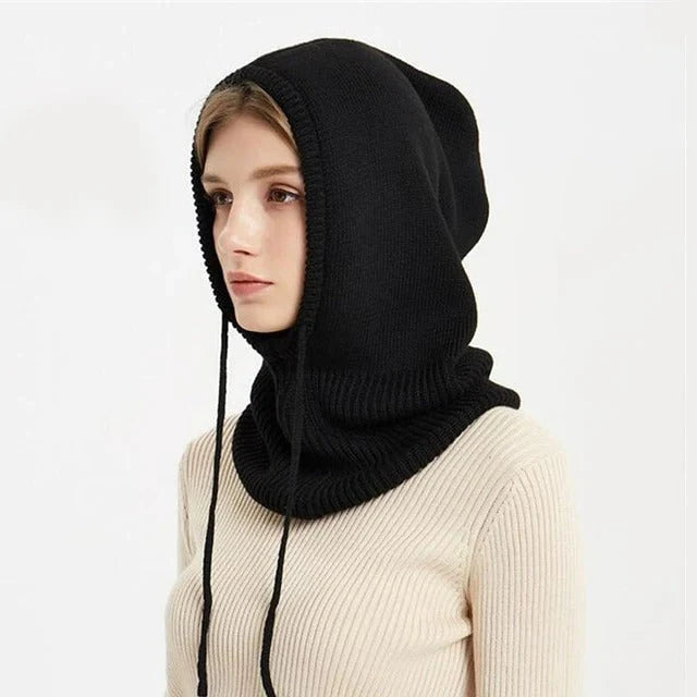Beanie | Soft Cashmere-Blend Knit | Adjustable Drawstring