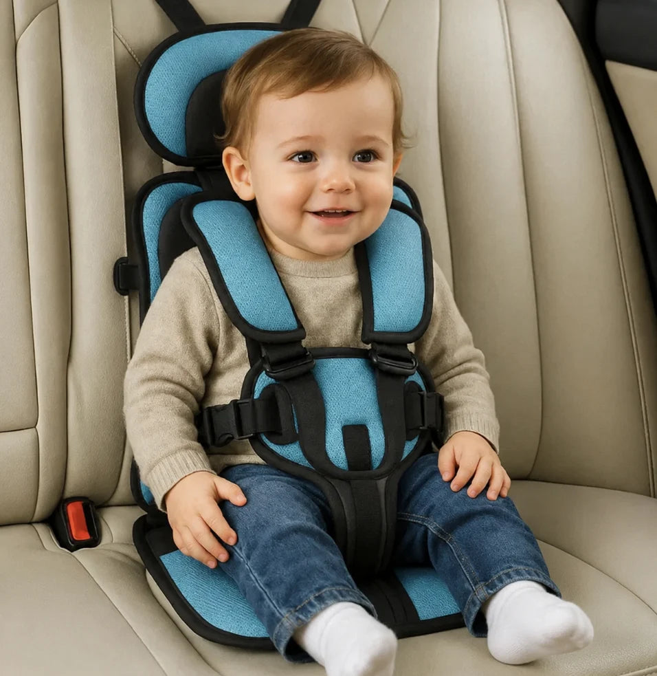 Child Travel Seat | Foldable & Ultra-Light 5-Point Safety Harness
