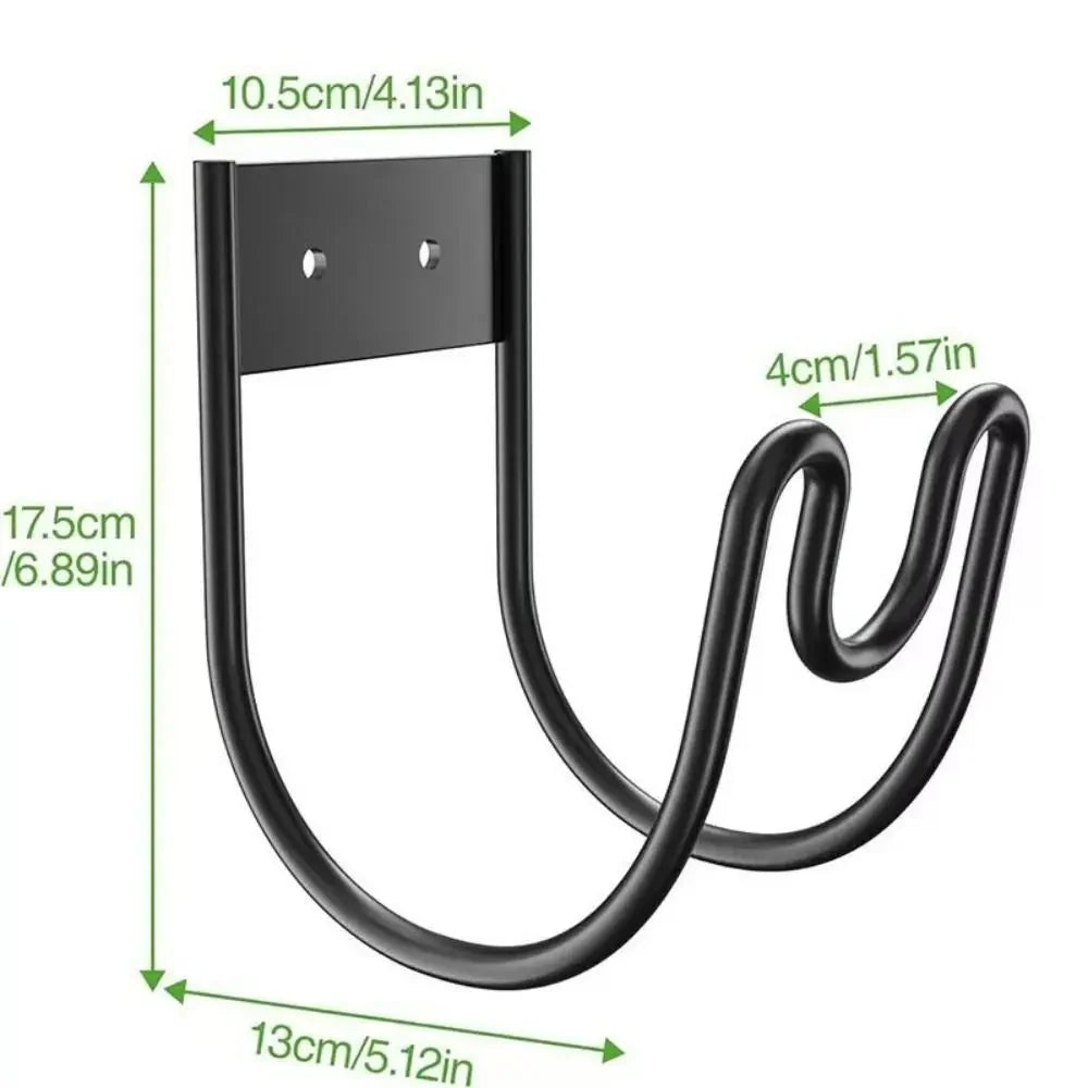 Garden Hose Holder | Sturdy Metal Wall-Mounted Kink-Free