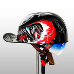 Motorcycle Helmet | Baseball Cap Style & Lightweight | DOT & ECE Certified