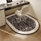 Office Carpet Mat | Ergonomic Soft Fabric & Non-Slip Backing