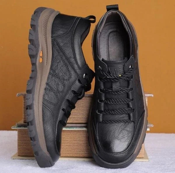 Men's Orthopedic Shoes | Waterproof Cowhide Leather & Ergonomic Insoles