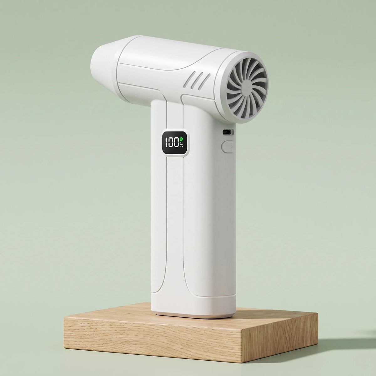 Air Duster | 100,000 RPM Rechargeable | Built-In Light & Battery Display