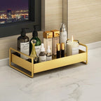 Vanity Organizer | Double-Layer Gold Finish & Space-Saving