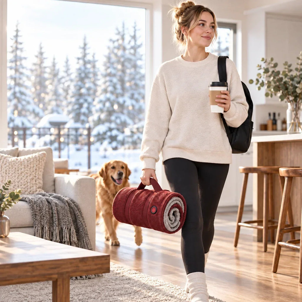Wearable Heated Blanket | Active Heating & Hands-Free Design | 3 Heat Settings