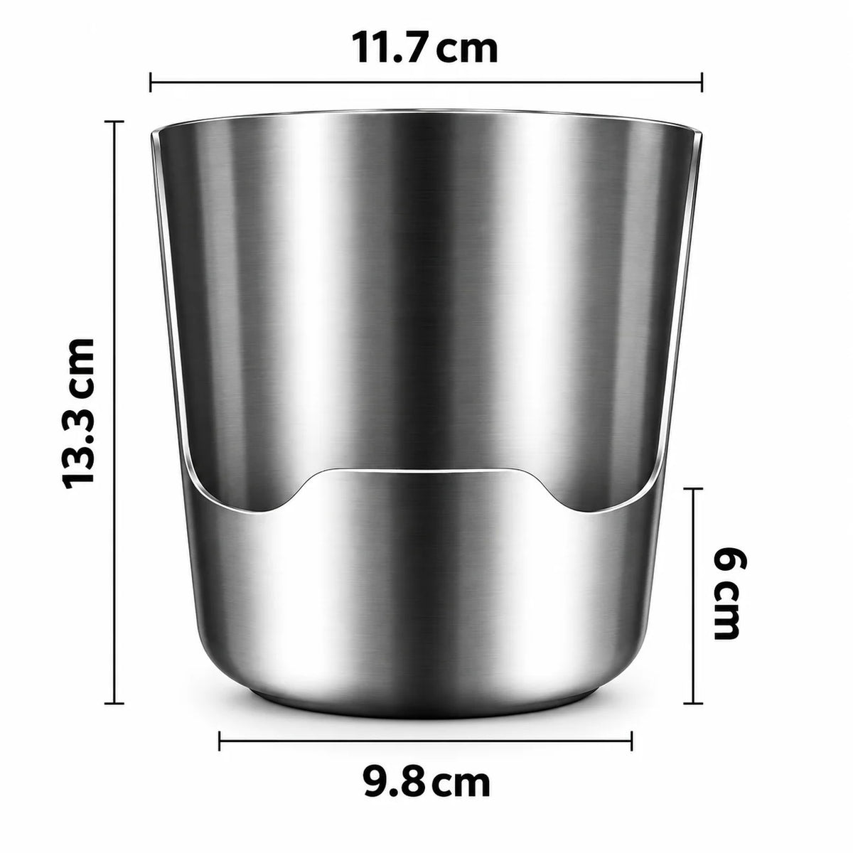 Utensil & Pot Lid Holder | Stainless Steel Drip-Catching Weighted Base
