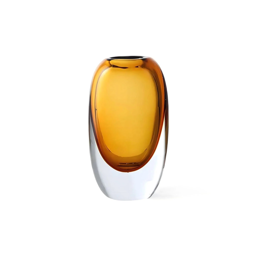 Flower Vase | Crystal Glass Opalescent Finish
