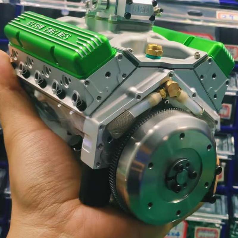V8 Engine Model Kit | Gasoline-Powered & CDI Ignition