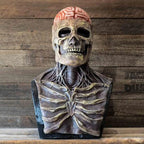 Skeleton Costume | Realistic Mask & Matching Hat | Halloween Set