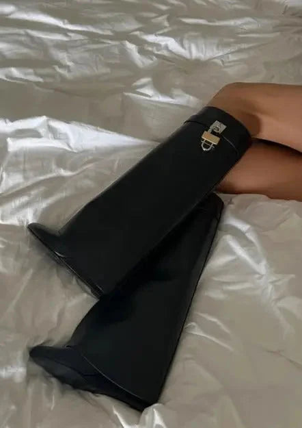 Wedge Boots | Vegan Leather & Hidden Wedge | Slip-On