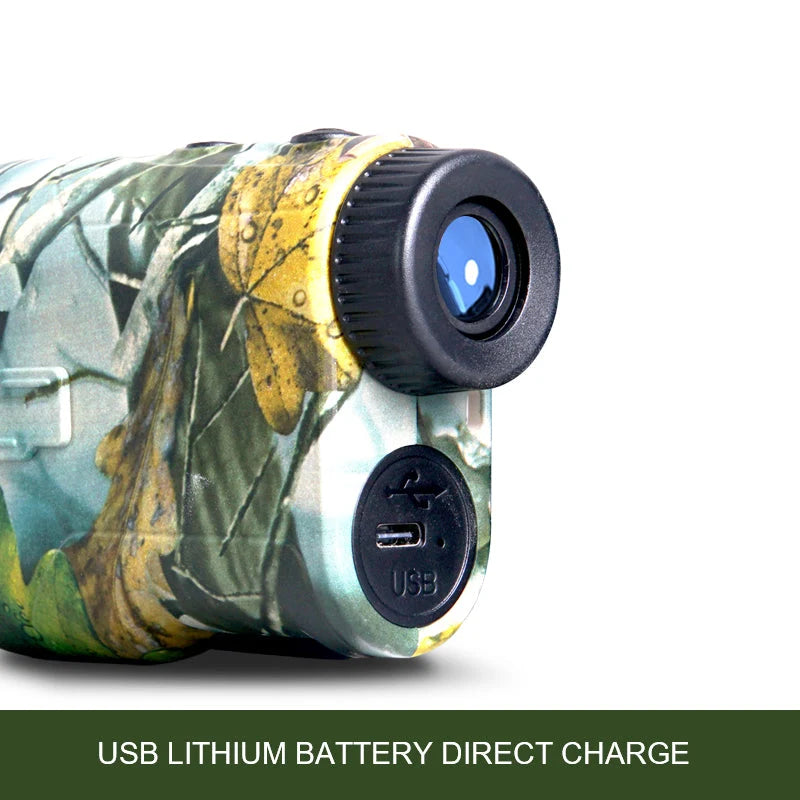 Hunting Rangefinder | 1000-Yard Precision & 6.5X Optics | USB-C Rechargeable