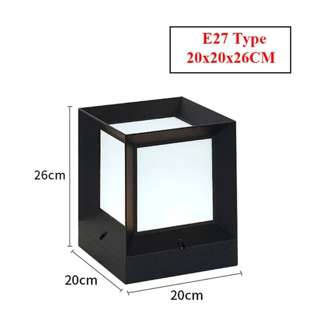 Outdoor Pillar Light | Weather-Resistant LED & Warm Lighting | 12W