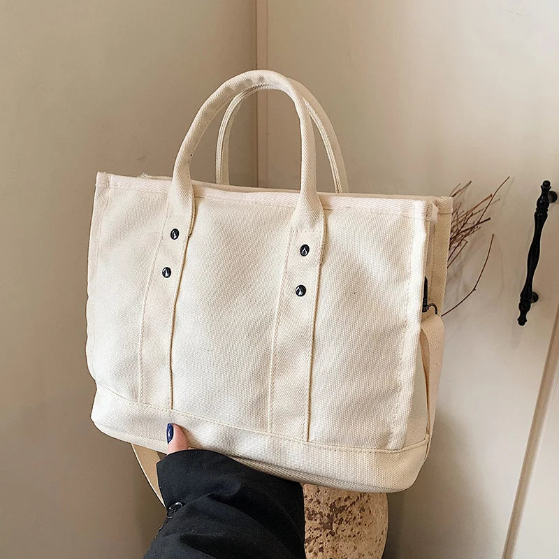 Tote Bag | Durable Canvas & Spacious | Adjustable Shoulder Strap