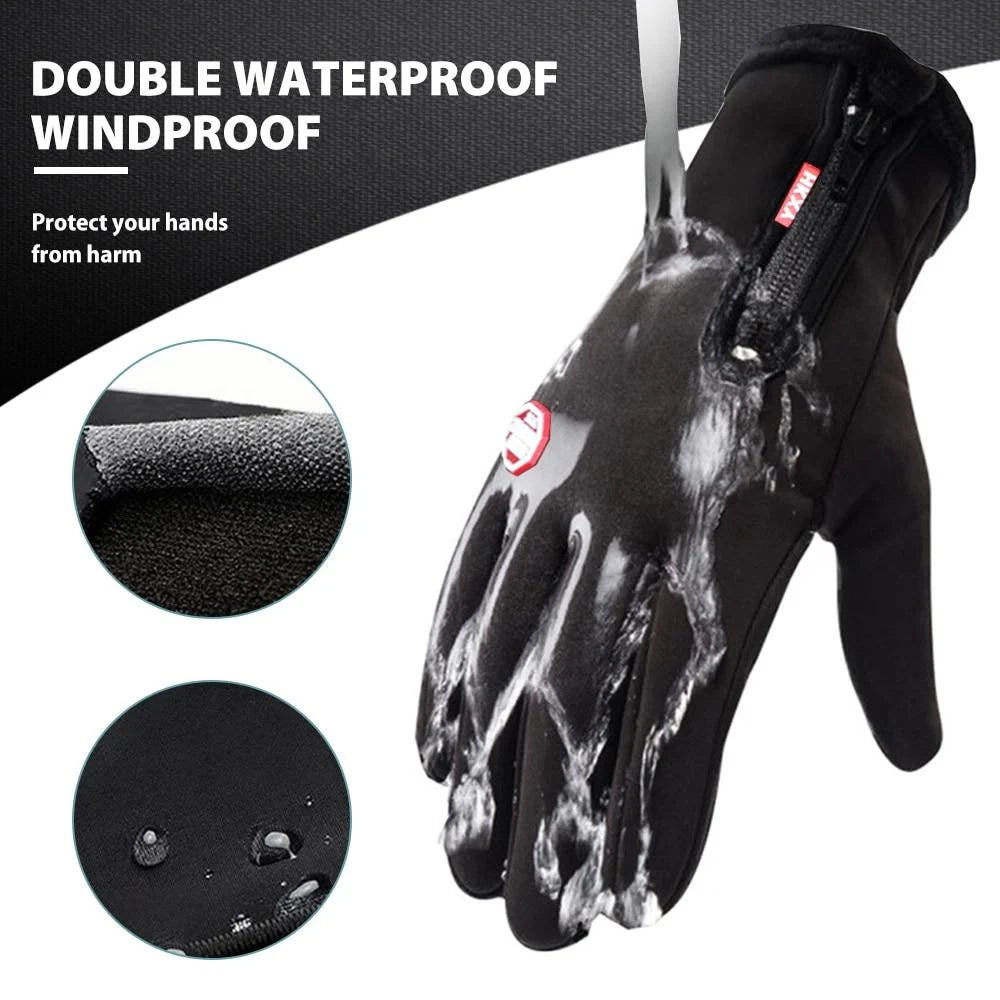 Thermal Gloves | Conductive Touchscreen & Fleece-Lined | Sizes S–XL