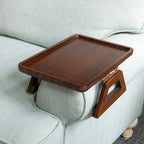 Sofa Armrest Tray | Adjustable, Non-Slip & Foldable | Fits Up To 35.5 cm
