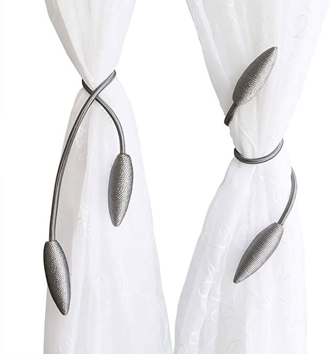Curtain Tieback | Moldable Aluminum Core & Fabric-Friendly | 53 cm