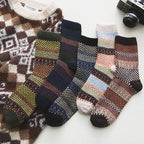 Winter Socks | Warm Wool Blend & Scandinavian Pattern | Unisex