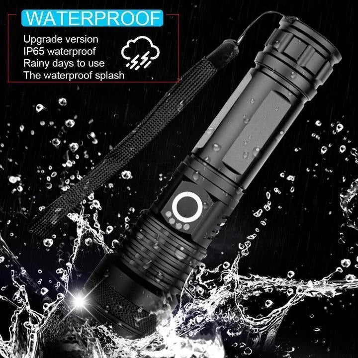 Tactical Flashlight | Ultra-Bright 90,000 Lumens & USB Rechargeable