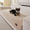 Sofa Cover | Plush Striped & Non-Slip | Machine Washable