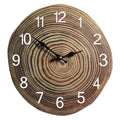 Wall Clock | Minimalist Wood Finish & Silent Quartz | 30 cm Diameter