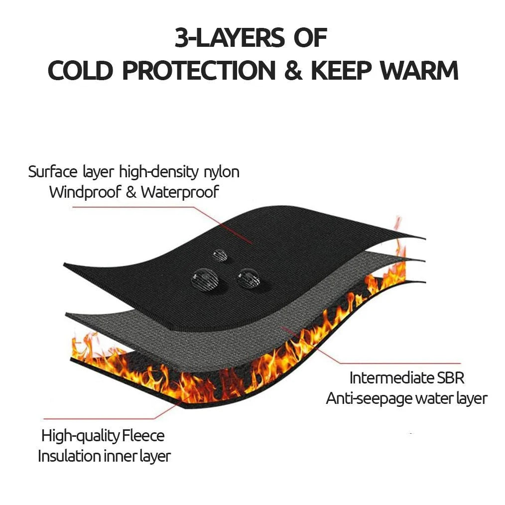 Thermal Gloves | Conductive Touchscreen & Fleece-Lined | Sizes S–XL