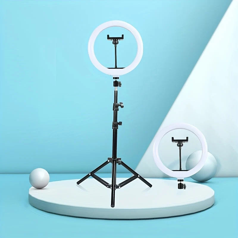Ring Light | Adjustable Tripod & Phone Holder | USB Powered
