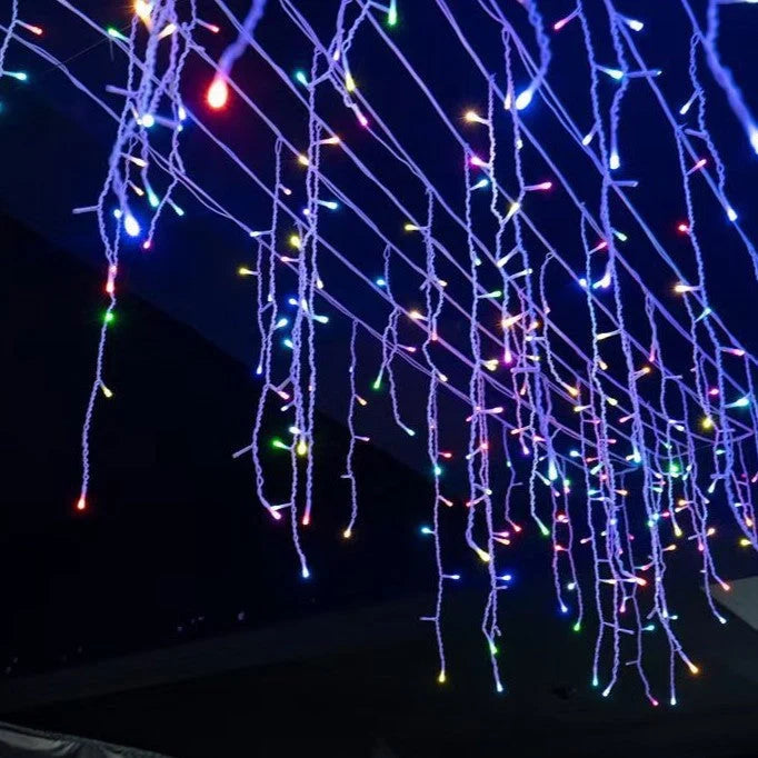LED Icicle String Lights | Low-Voltage & IP44 Weatherproof | 50 m