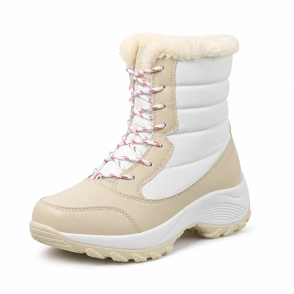 Women's Winter Ankle Boots | Cozy Lined Water-Repellent Slip-On