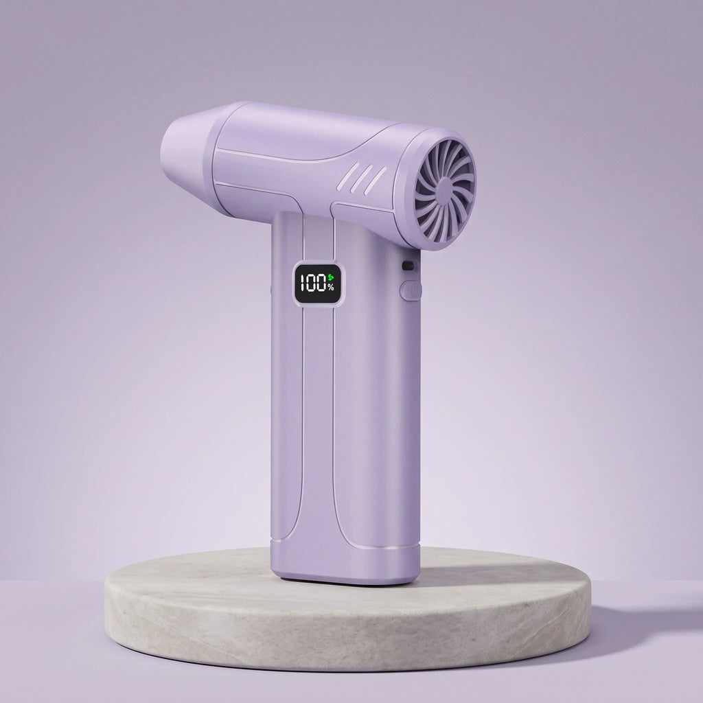 Air Duster | 100,000 RPM Rechargeable | Built-In Light & Battery Display