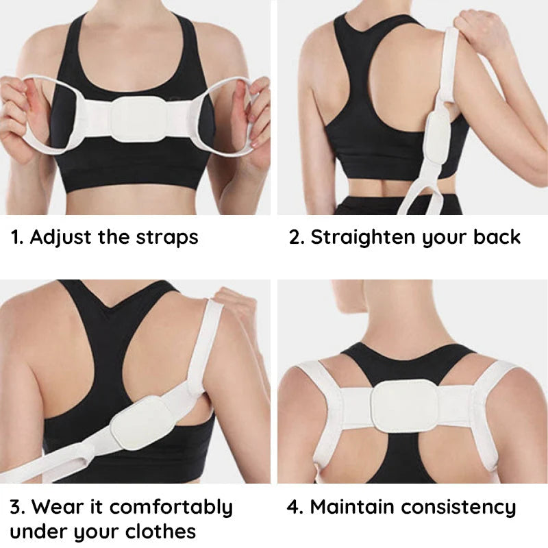 Posture Corrector | Adjustable & Breathable | Discreet Under Clothing